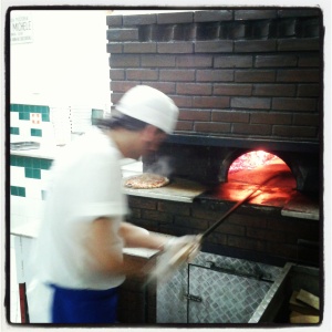 And that's how a REAL pizza is made! At Da Michele restaurant.